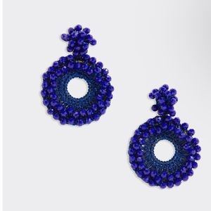 Vineyard vines Royal Ocean Beaded Medallion Earrings